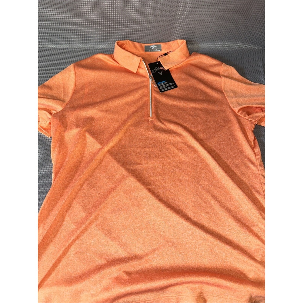 NWT Women's Size LARGE Callaway Opti-Dri 1/4 Zip Golf Shirt. - Picture 3 of 5